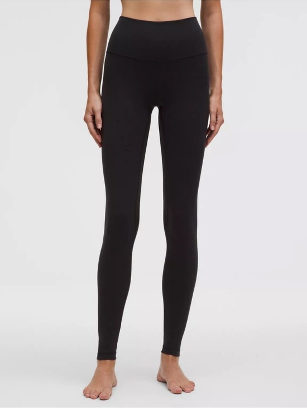 Lululemon High-Waist Black Stretch Leggings